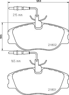 Mintex MDK0174 - Дисковый тормозной механизм, комплект autosila-amz.com