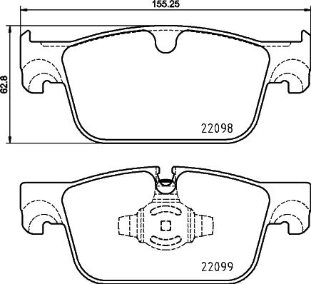 Mintex MDB3938 - Тормозные колодки, дисковые, комплект autosila-amz.com