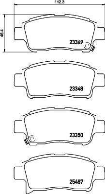 Mintex MDB3241 - Тормозные колодки, дисковые, комплект autosila-amz.com