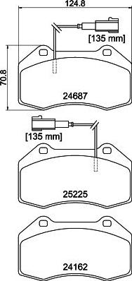 Mintex MDB3207 - Тормозные колодки, дисковые, комплект autosila-amz.com