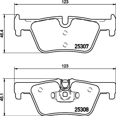 Mintex MDB83215 - Тормозные колодки, дисковые, комплект autosila-amz.com