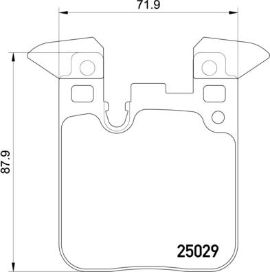 Mintex MDB3745 - Тормозные колодки, дисковые, комплект autosila-amz.com