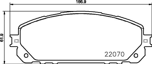 Mintex MDB3789 - Тормозные колодки, дисковые, комплект autosila-amz.com