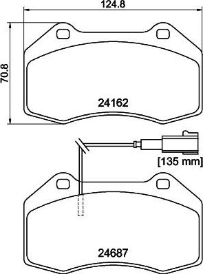 Mintex MDB2976 - Тормозные колодки, дисковые, комплект autosila-amz.com