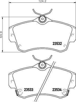 Mintex MDB2082 - Тормозные колодки, дисковые, комплект autosila-amz.com