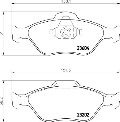 Mintex MDK0148 - Дисковый тормозной механизм, комплект autosila-amz.com