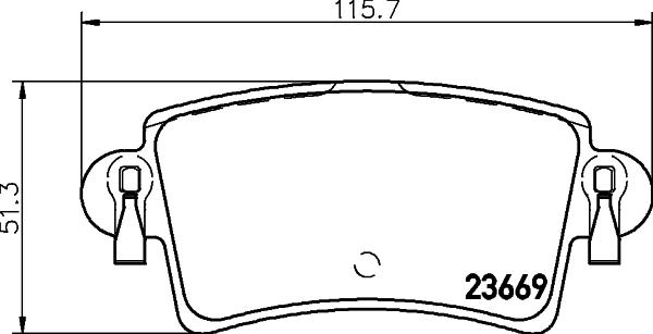 Mintex MDB2269 - Тормозные колодки, дисковые, комплект autosila-amz.com