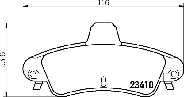 Mintex MDB2279 - Тормозные колодки, дисковые, комплект autosila-amz.com