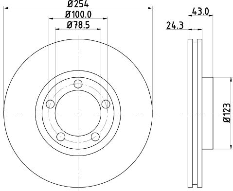 Mintex MDC996 - Тормозной диск autosila-amz.com