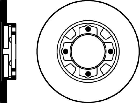 Mintex MDC581 - Тормозной диск autosila-amz.com