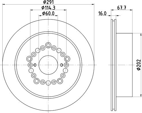 IPS Parts IBP-1216 - Тормозной диск autosila-amz.com