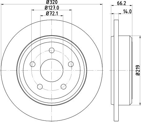 Mintex MDC1931 - Тормозной диск autosila-amz.com