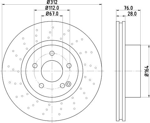 Mintex MDC1426 - Тормозной диск autosila-amz.com