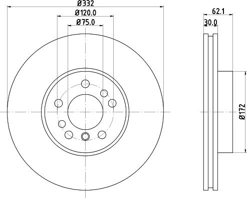 Mintex MDC1131 - Тормозной диск autosila-amz.com