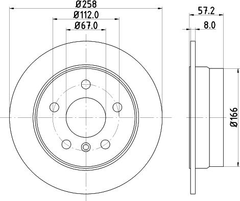 Mintex MDC1846 - Тормозной диск autosila-amz.com