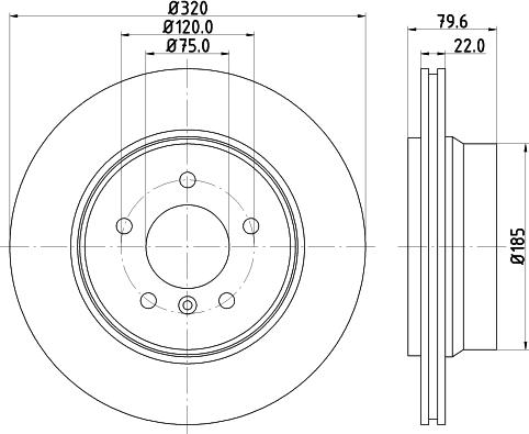 Mintex MDC1720 - Тормозной диск autosila-amz.com