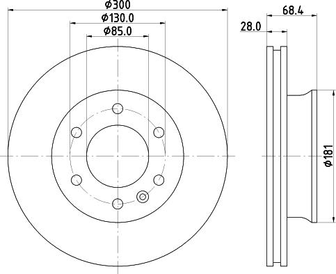 Mintex MDC1771C - Тормозной диск autosila-amz.com