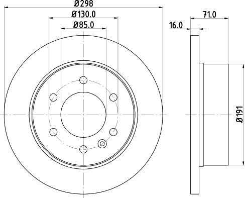 Mintex MDC1772 - Тормозной диск autosila-amz.com