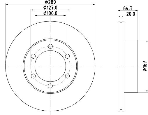 Mintex MDC891 - Тормозной диск autosila-amz.com