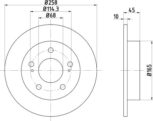 Mintex MDC862 - Тормозной диск autosila-amz.com