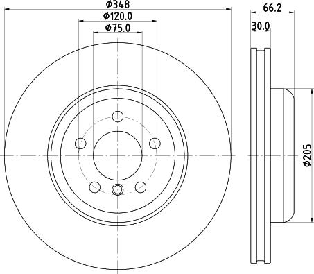 Mintex MDC83113C - Тормозной диск autosila-amz.com