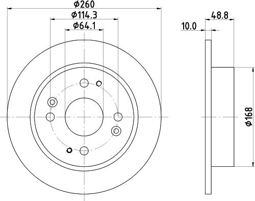 Mintex MDK0054 - Дисковый тормозной механизм, комплект autosila-amz.com