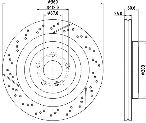 Mintex MDC2954C - Тормозной диск autosila-amz.com