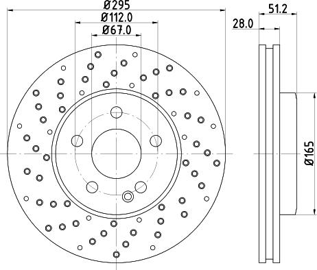 Mintex MDC2539 - Тормозной диск autosila-amz.com