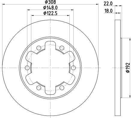 Mintex MDC2698 - Тормозной диск autosila-amz.com