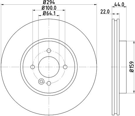 Mintex MDC2083 - Тормозной диск autosila-amz.com