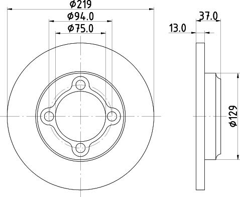 Mintex MDC2072 - Тормозной диск autosila-amz.com