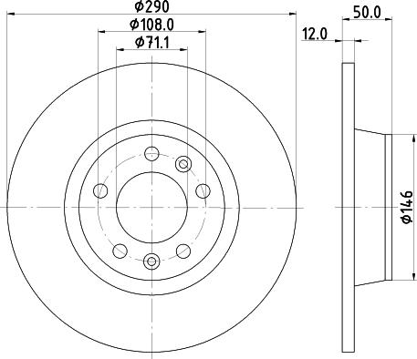 Mintex MDC2193 - Автозапчасть autosila-amz.com