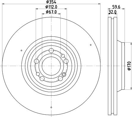 Mintex MDC2885C - Тормозной диск autosila-amz.com