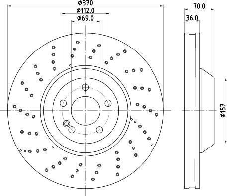 Mintex MDC2825C - Тормозной диск autosila-amz.com