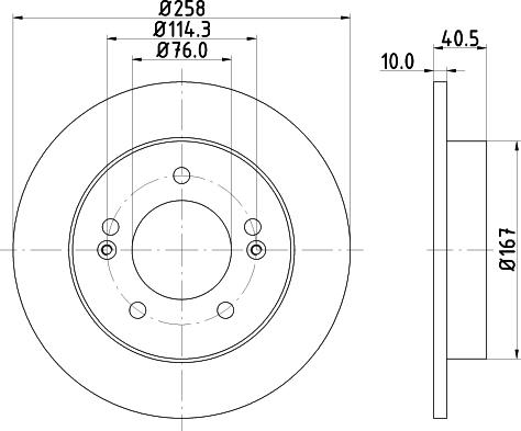 Mintex MDC2239 - Тормозной диск autosila-amz.com