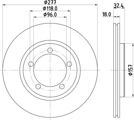 Mintex MDC781 - Тормозной диск autosila-amz.com