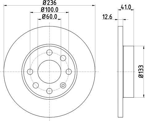 Mintex MDK0157 - Дисковый тормозной механизм, комплект autosila-amz.com