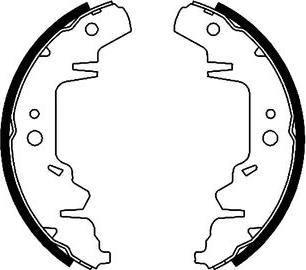 Mintex MFR416 - Комплект тормозных колодок, барабанные autosila-amz.com