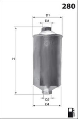 MISFAT E121 - Топливный фильтр autosila-amz.com