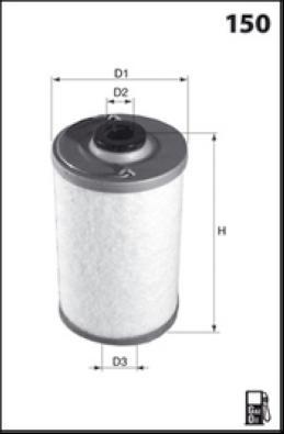 MISFAT F608 - Топливный фильтр autosila-amz.com