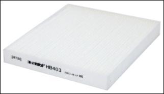 MISFAT HB403 - Фильтр воздуха в салоне autosila-amz.com