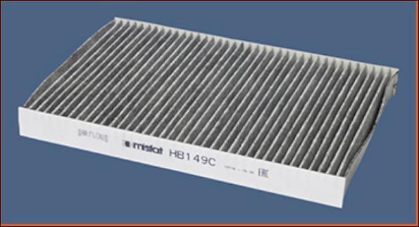 MISFAT HB149C - Фильтр воздуха в салоне autosila-amz.com