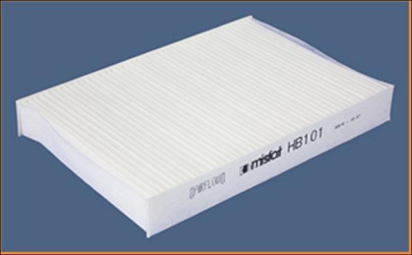 MISFAT HB101 - Фильтр воздуха в салоне autosila-amz.com