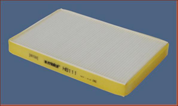 MISFAT HB111 - Фильтр воздуха в салоне autosila-amz.com