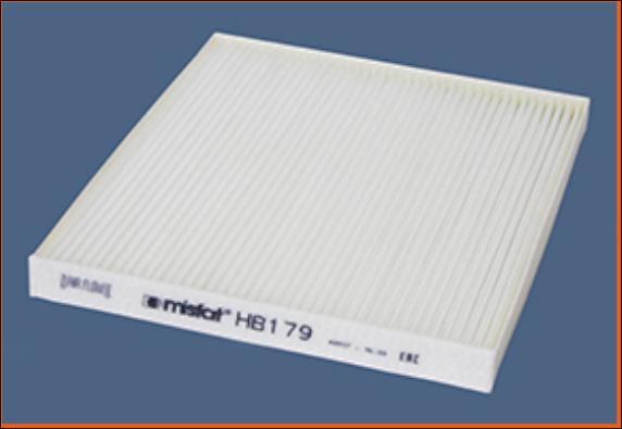 MISFAT HB179 - Фильтр воздуха в салоне autosila-amz.com