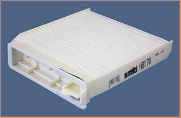 MISFAT HB170 - Фильтр воздуха в салоне autosila-amz.com