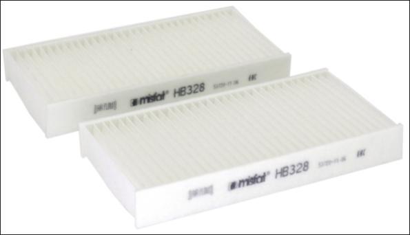 MISFAT HB328 - Фильтр воздуха в салоне autosila-amz.com
