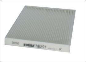 MISFAT HB291 - Фильтр воздуха в салоне autosila-amz.com