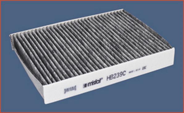 MISFAT HB239C - Фильтр воздуха в салоне autosila-amz.com