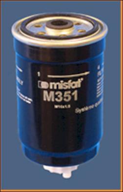 MISFAT M351 - Топливный фильтр autosila-amz.com